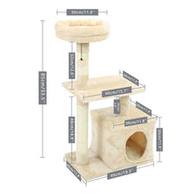 Load image into Gallery viewer, Unique Design Cat Scratcher Cat Toys Domestic Delivery Cat Climbing Frame Pet Supplies 2 Colors Kitten Play Toys Small Cat House
