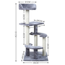 Load image into Gallery viewer, Unique Design Cat Scratcher Cat Toys Domestic Delivery Cat Climbing Frame Pet Supplies 2 Colors Kitten Play Toys Small Cat House

