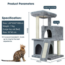 Load image into Gallery viewer, Unique Design Cat Scratcher Cat Toys Domestic Delivery Cat Climbing Frame Pet Supplies 2 Colors Kitten Play Toys Small Cat House

