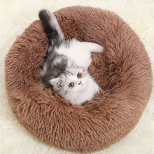 Load image into Gallery viewer, Super Soft Dog Bed Round Washable Long Plush Dog Kennel Cat House Velvet Mats Sofa For Dog Chihuahua Dog Basket Pet Bed #15
