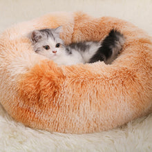 Load image into Gallery viewer, Super Soft Dog Bed Round Washable Long Plush Dog Kennel Cat House Velvet Mats Sofa For Dog Chihuahua Dog Basket Pet Bed #15
