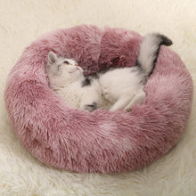 Load image into Gallery viewer, Super Soft Dog Bed Round Washable Long Plush Dog Kennel Cat House Velvet Mats Sofa For Dog Chihuahua Dog Basket Pet Bed #15

