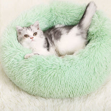 Load image into Gallery viewer, Super Soft Dog Bed Round Washable Long Plush Dog Kennel Cat House Velvet Mats Sofa For Dog Chihuahua Dog Basket Pet Bed #15
