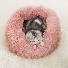 Load image into Gallery viewer, Super Soft Dog Bed Round Washable Long Plush Dog Kennel Cat House Velvet Mats Sofa For Dog Chihuahua Dog Basket Pet Bed #15

