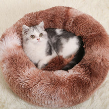 Load image into Gallery viewer, Super Soft Dog Bed Round Washable Long Plush Dog Kennel Cat House Velvet Mats Sofa For Dog Chihuahua Dog Basket Pet Bed #15
