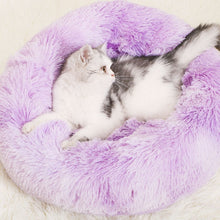 Load image into Gallery viewer, Super Soft Dog Bed Round Washable Long Plush Dog Kennel Cat House Velvet Mats Sofa For Dog Chihuahua Dog Basket Pet Bed #15
