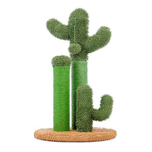 Load image into Gallery viewer, Cute Cactus Pet Cat Tree Toys with Ball Scratcher Posts for Cats Kitten Climbing Tree Cat Toy Protecting Furniture Fast Delivery
